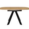 Стол DikLine B110 Дуб Каселла натуральный/опоры черные