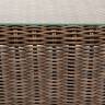 "Боно" журнальный столик из искусственного ротанга, цвет коричневый "Боно" журнальный столик из искусственного ротанга, цвет коричневый