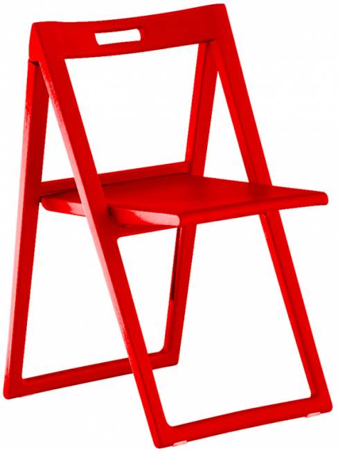 Стул пластиковый складной Enjoy красный 490х500х775 мм Стул пластиковый складной Enjoy красный 490х500х775 мм