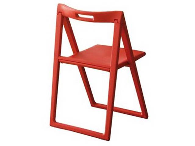 Стул пластиковый складной Enjoy красный 490х500х775 мм Стул пластиковый складной Enjoy красный 490х500х775 мм