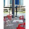 Стул пластиковый складной Enjoy красный 490х500х775 мм Стул пластиковый складной Enjoy красный 490х500х775 мм