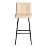 Барный стул  Bari/Бари экокожа , бежевый, 45х56х110 см бежевый экокожа