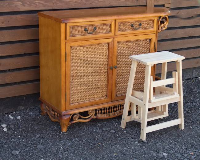 Табурет-стремянка Марк, Натуральное дерево