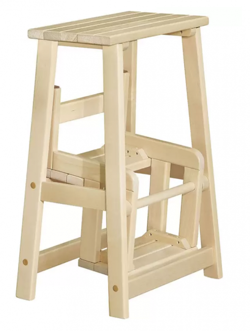 Табурет-стремянка Марк, Натуральное дерево