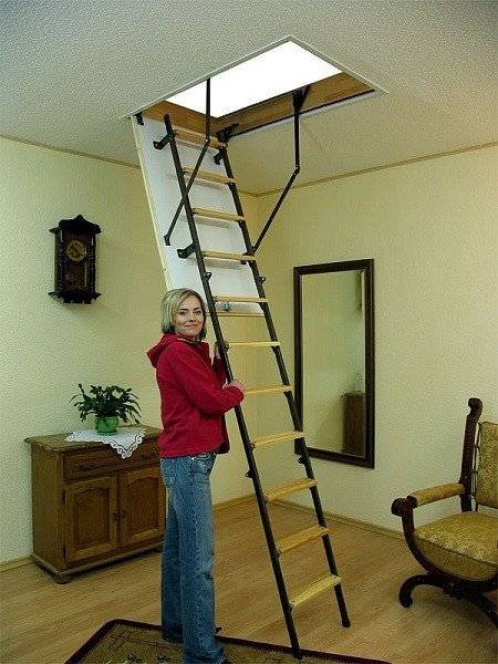 Чердачная складная лестница Stallux 265