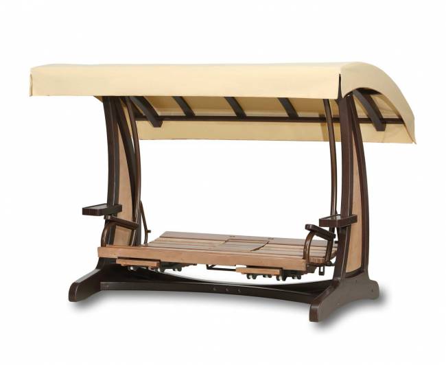 Качели садовые "Валенсия III" Премиум (лиственница)