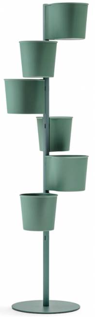 Кашпо пластиковое Hevea зеленый 510х510х1750 мм Кашпо пластиковое Hevea зеленый 510х510х1750 мм