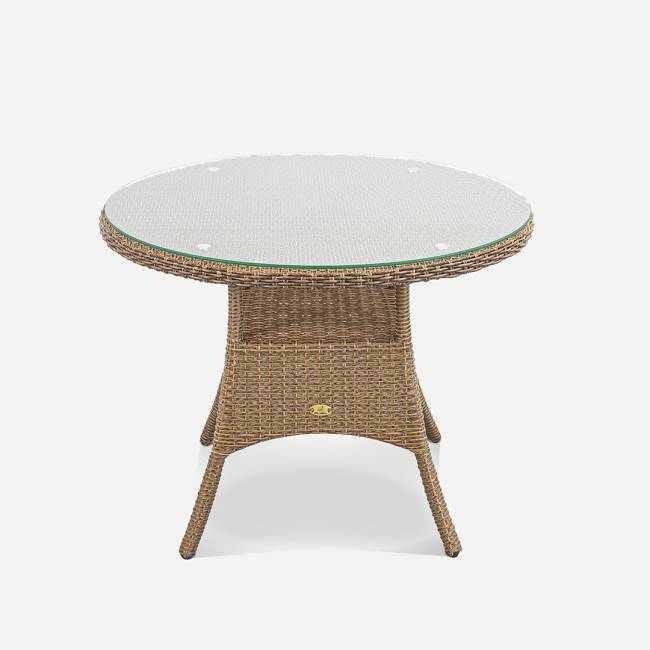 Стол Kipr D940 СТ (с упаковкой) Лесной орех, RAL 8011, CT.Прозрачное