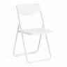 Стул складной FOLDER (mod. 3016) каркас: металл, сиденье/спинка: пластик, 48,5 х 48 х 82,5 см, white (белый) (Комплект из 6 шт.) белый каркас: металл, сиденье/спинка: пластик