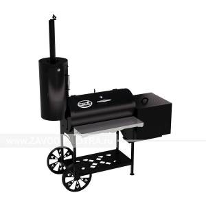 Гриль-Смокер казан XXL, из стали толщиной 5 мм в термостойкой покраске