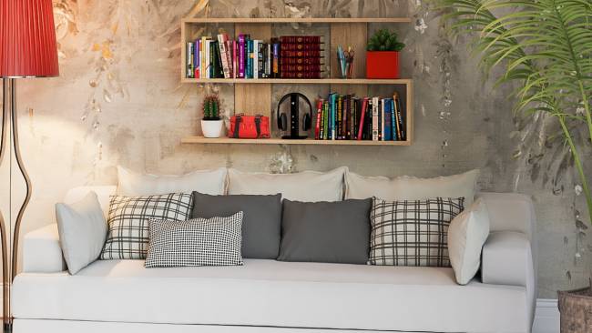 Навесная полка Мори 1200 цвет дуб сонома Навесная полка Мори 1200 цвет дуб сонома