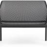 Диван пластиковый Net Bench антрацит 1160х700х860 мм Диван пластиковый Net Bench антрацит 1160х700х860 мм
