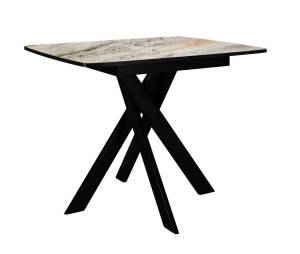 Стол DikLine DKB110, Керамика Venetian Brown Light глянец, опоры черные