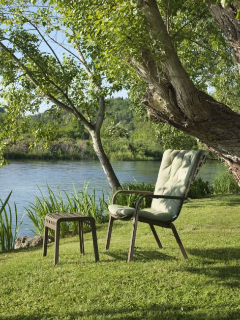 Табурет пластиковый Poggio тортора 490х415х440 мм