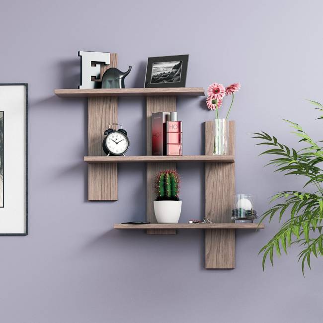 Полка СВК-5 цвет ясень шимо тёмный