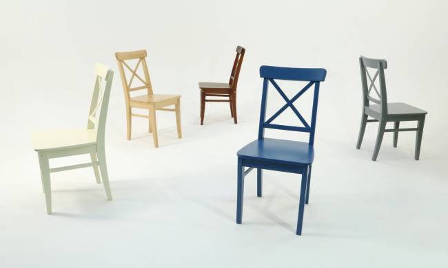 Стул Ингольф ПМ орех/гусиная лапка бежевый Стул Ингольф ПМ орех/гусиная лапка бежевый