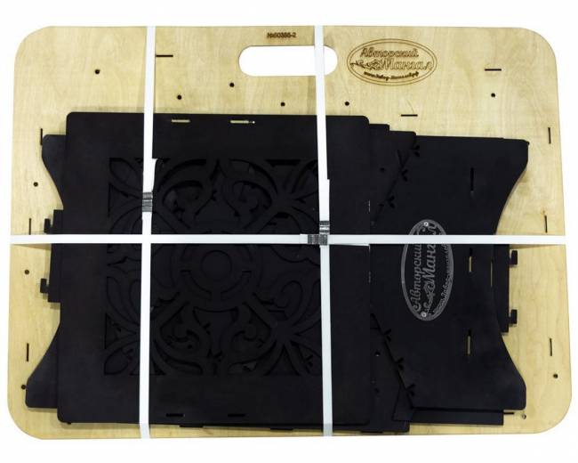 Мангал разборный, вертикальный, сталь AISI304, 3мм Мангал разборный, вертикальный, сталь AISI304, 3мм