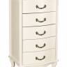Комод Джульетта узкий 5 ящ., дуб шампань Л