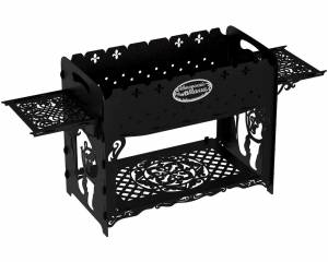 Мангал разборный "Медведь", сталь AISI304, 3мм