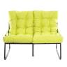 Диван Ergo/Эрго рогожка с водоотталкивающей пропиткой, Лайм салатовый рогожка с водоотталкивающей пропиткой