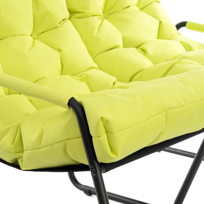 Диван Ergo/Эрго рогожка с водоотталкивающей пропиткой, Лайм салатовый рогожка с водоотталкивающей пропиткой