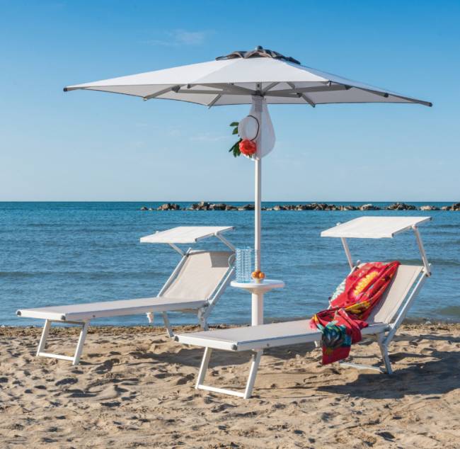 Зонт пляжный профессиональный 2.5х2.5 м Picasso 2500х2500 мм