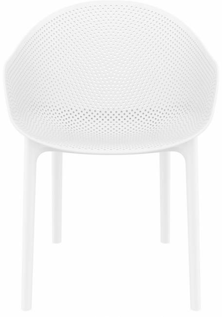 Кресло пластиковое Sky белый 540х600х810 мм