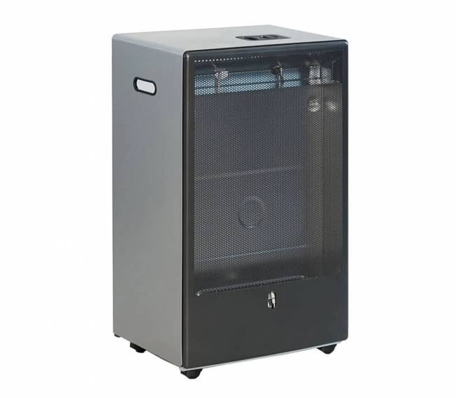 Обогреватель газовый каминного типа BLUE BELLE ТМ 4,2 КВТ, серый