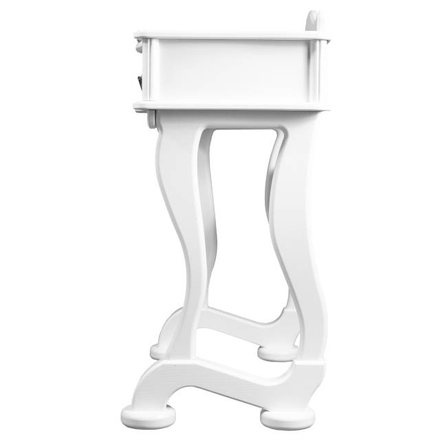 Стол туалетный Джульетта молочный дуб Л