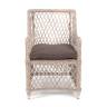 "Латте" плетеное кресло из искусственного ротанга, цвет бежевый