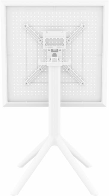 Стол пластиковый складной Sky Folding Table 60 белый 600х600х740 мм