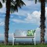 Подушка для дивана Net Bench серый Sunbrella 535х1055х70 мм
