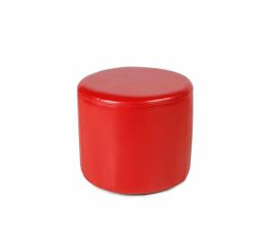 Пуф ПФ-5 (круглый) красный