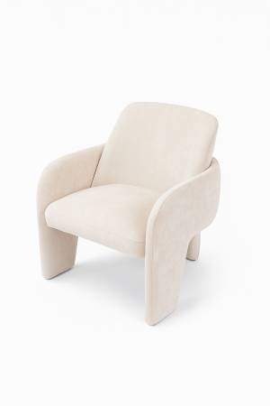 Кресло CUBE AT5139-09 Св. бежевый, ткань/каркас металл в тканевой обивке AT5139-09 ®DISAUR