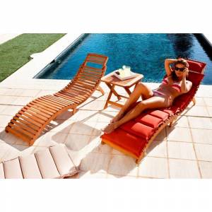 Комплект шезлонгов AFM-803A-T133 2pcs Beige-Terracotta, бежевый/терракот