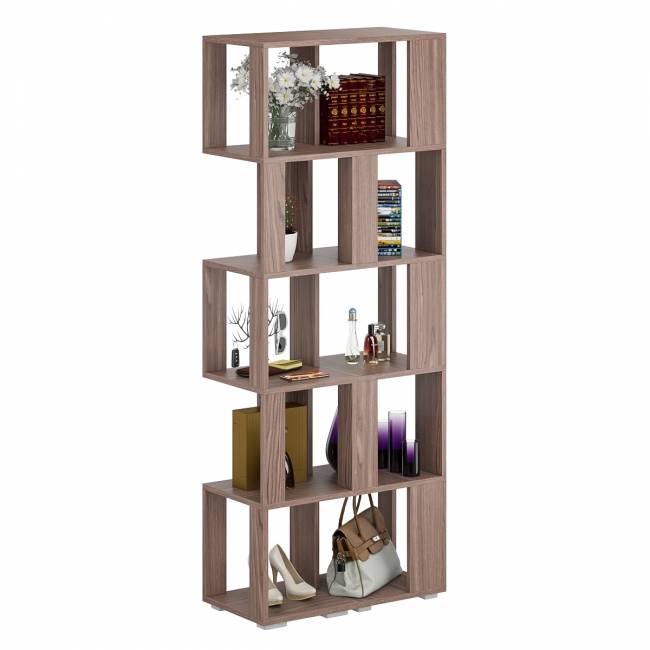 Комплект их 2-х стеллажей цвет ясень шимо тёмный