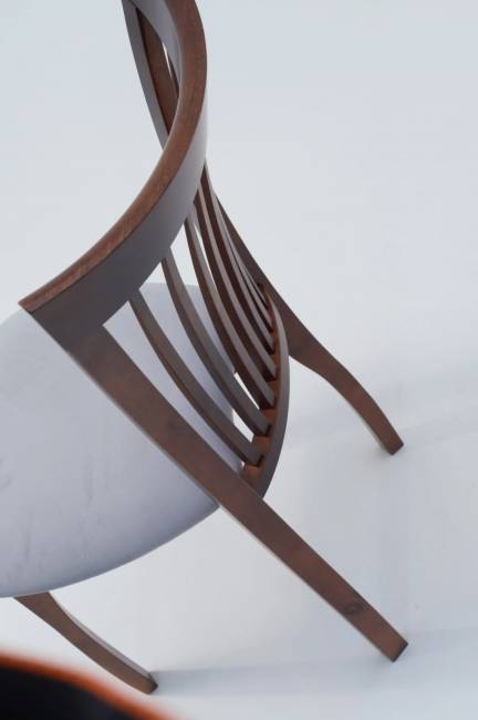 Обеденная группа Вивальди 120 со стульями Миранда орех/серый