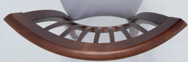 Обеденная группа Вивальди 120 со стульями Миранда орех/серый