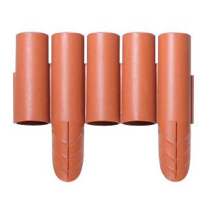 Бордюр для сада Palisada 2,35 м терракотовый