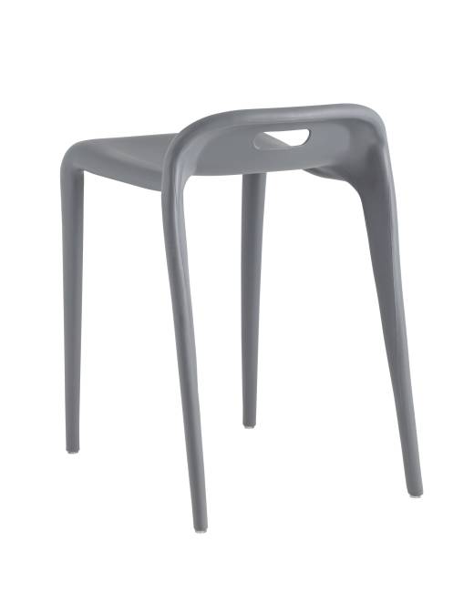 Табурет Sletten пластик серый