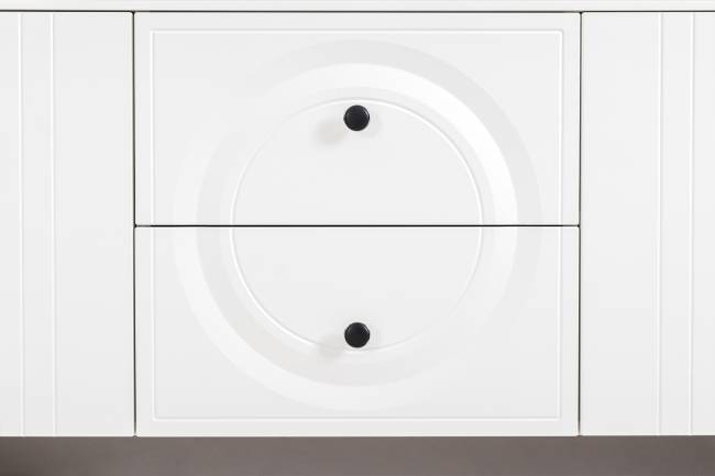 Стенка для гостиной Валенсия № 62 цвет белый шагрень