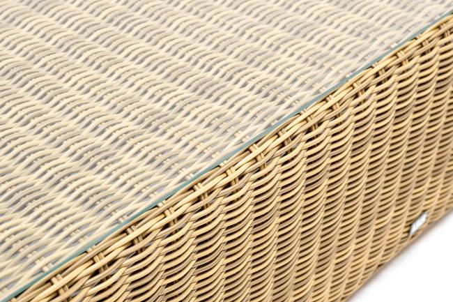 "Боно" журнальный столик из искусственного ротанга, цвет соломенный "Боно" журнальный столик из искусственного ротанга, цвет соломенный