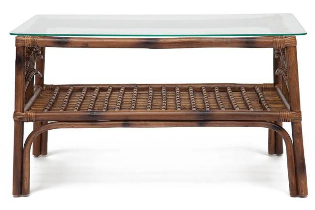 Столик кофейный Secret De Maison Kavanto  натуральный ротанг, 83*53*47 см, коричневый античный / Brown Antique коричневый античный / Brown Antique натуральный ротанг