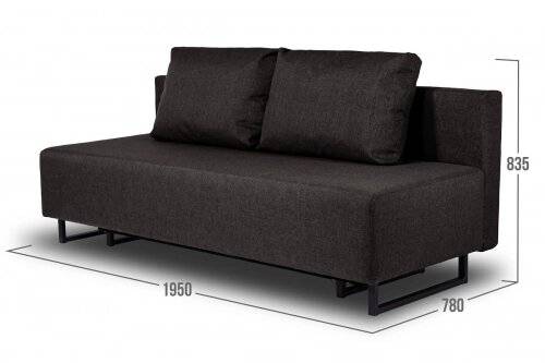 Диван-кровать "Лофт" (Тёмно-серый)