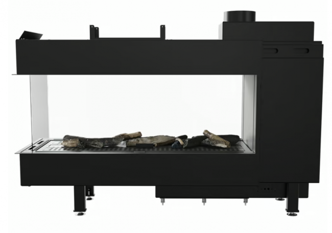 Газовая топка Kratki Pro LEO/LP/100/TUNEL/G31/37MBAR (баллонный газ)