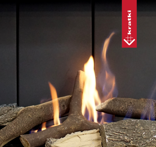 Газовая топка Kratki Pro LEO/LP/100/TUNEL/G31/37MBAR (баллонный газ)