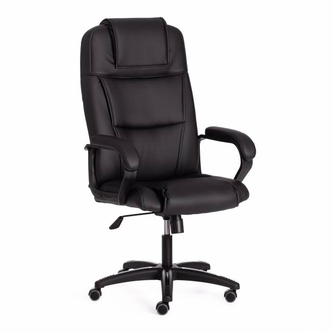 Кресло BERGAMO (22) кож/зам, черный, 36-6 черный кож/зам