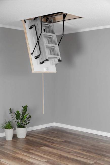 Алюминиевая чердачная лестница Alu-Profi 120х70