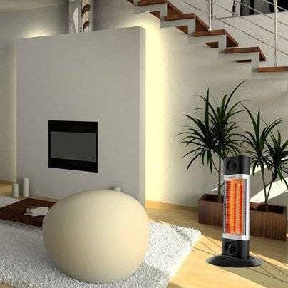 Напольный портативный карбоновый инфракрасный обогреватель Veito CH1200 LT, black