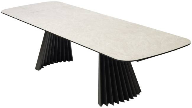 Стол ASTRID 200 TL-102 Бежевый мрамор, испанская керамика / Темно-серый каркас, ®DISAUR Стол ASTRID 200 TL-102 Бежевый мрамор, испанская керамика / Темно-серый каркас, ®DISAUR